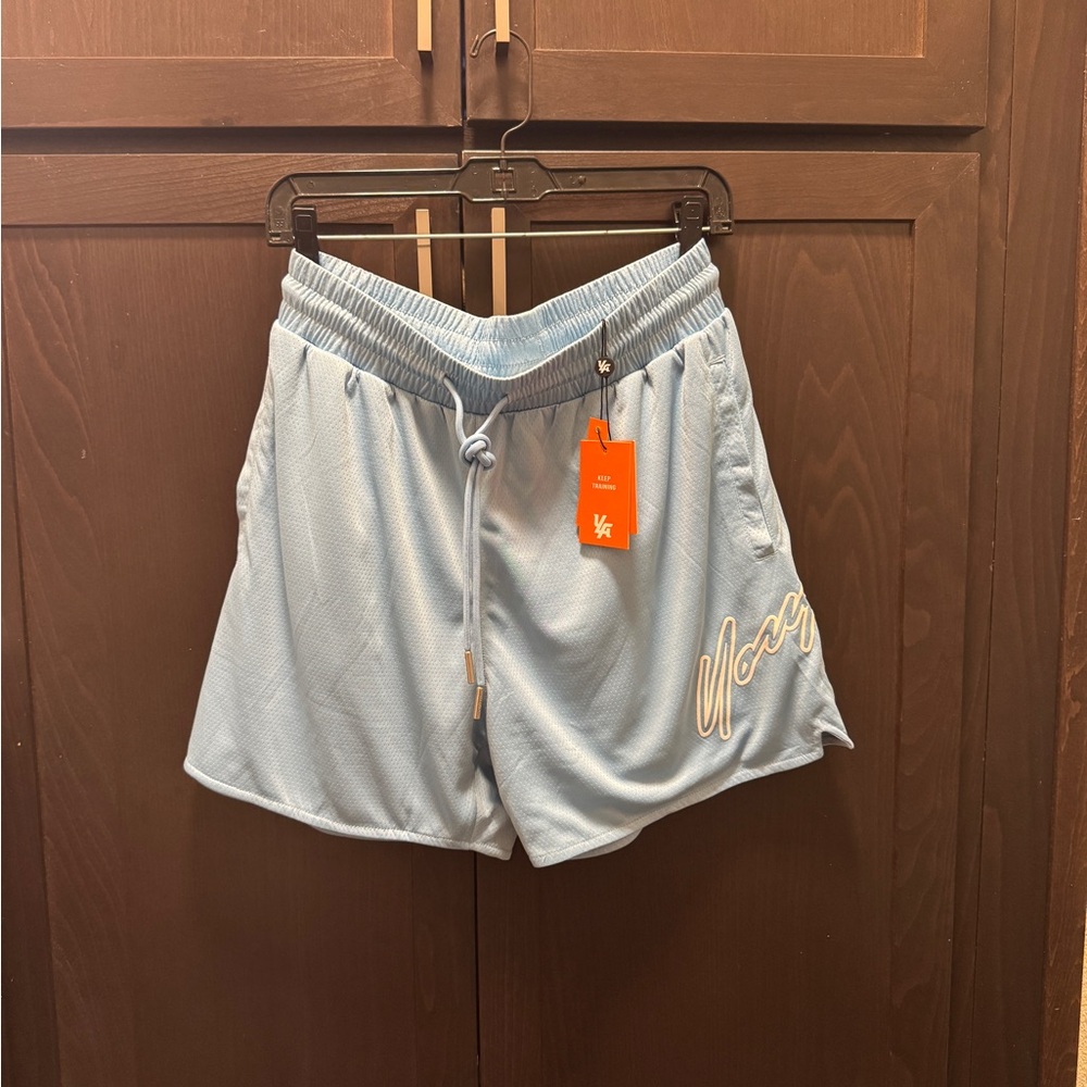 Men’s YoungLA Light Blue Drawstring Shorts